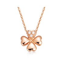 14k 18k 네잎클로버 목걸이 여자친구 100일 선물