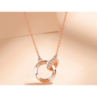 14k 18k 사랑 더블링 목걸이  20대 30대 여자친구 생일선물 추천