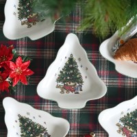 클레이탄 크리스마스 트리 삼각접시