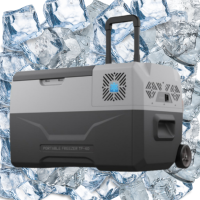 자동차냉장고 50L 차량용 캠핑 무선 냉동고 전기아이스박스