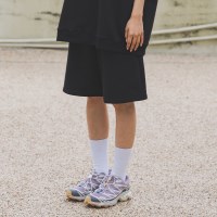 앨빈클로 무지 절개 와이드 밴딩 반바지 DLX2505 (4 COLOR)