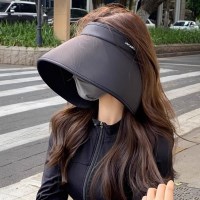 애다 여성 여자 여름 모자 햇빛가리개 자외선차단 빅 선캡