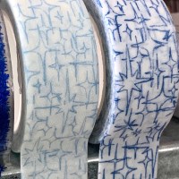 Blue Glitter masking tape (2종)