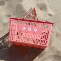 Salmon Pink Basket 살몬핑크바구니