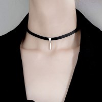 캐주얼 일자 펜던트 슬림 초커