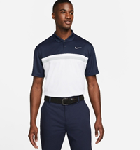 나이키 골프 남성 드라이핏 컬러블록 반팔 티셔츠