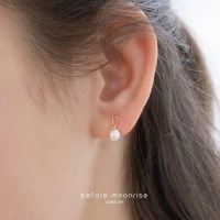 14K 꼬임 진주 귀걸이 GE6