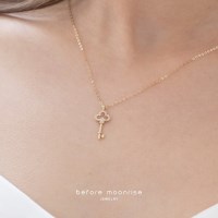 14K 클로버 열쇠 목걸이 GN9