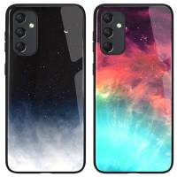 1+1 갤럭시 A24 LTE (A245) 밤하늘글라스 강화유리 케이스