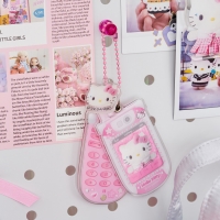 [산리오] 하이틴 헬로키티 핸드폰 포토키링