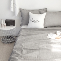 초특가 할인 시원한 리플 여름이불(그레이) 싱글