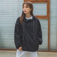[DE LUXE] 앨빈클로 버튼 아노락 바람막이 자켓 DLX649 (3 COLOR)
