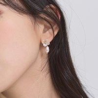 물방울 진주 드롭 귀걸이