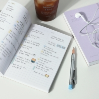 (만년형) 딜라이트 로그 롱 하프 위클리 타임플래너