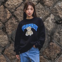 앨빈클로 WARMDAY 곰돌이 오버핏 맨투맨 MAR697 (4 COLOR)