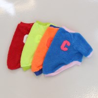 유앤펫 강아지옷 팝플레이 양털 티셔츠 중형견 대형견옷(M~9XL)