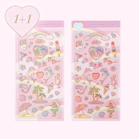 [1+1] Hawaiian summer seal sticker (3 types)