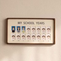 아이니 졸업 성장기록 프레임 증명사진 호두나무 원목액자 앨범