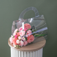 아크릴 투명 쇼핑백 시쓰루백 25x10x19cm 손잡이 선물 포장