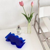 북유럽 화병 인테리어 오브제 아크릴화병 투명 꽃병