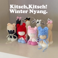 키치냥 고양이 집사 캔들 향초 선물 털실세트
