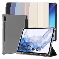 갤럭시탭S8 플러스 S7 FE S펜 투명 커버 케이스 TM-29