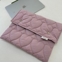 Clam Tablet case _ Heart pink (12inch)
