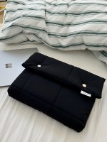Clam Laptop case _ Marshmallow black (13inch)