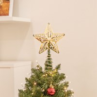 크리스마스 트리 탑 별 장식 꼭대기 꼭지별 철재 셔틀 20cm