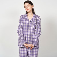 파자마파티잠옷 체크 면100% 기모 여성가을잠옷 홈웨어 센스있는선물