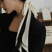 슬림 타이 롱 스카프 베이직 머플러 3color