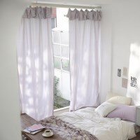 바이올렛 러플바란스 커튼