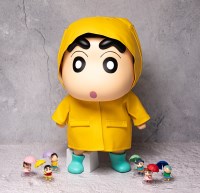 짱구 정품 대형 피규어 42.5CM 커스텀 우비 장화 스티커포함 굿즈