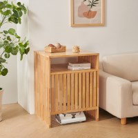 원목 단코 800 로봇청소기장 보관함 틈새장 선반 청소기수납장