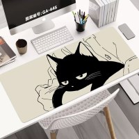 대형 귀여운 고양이 일러스트 장패드 게이밍패드 마우스패드