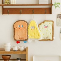 도톰한 브레드 프렌즈 주방타월 고리형 극세사 핸드타올