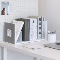 프랑코 책상 책꽂이 4칸 북엔드 선반