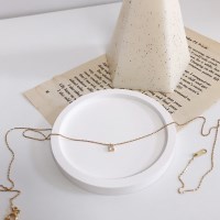 [핸드메이드] 인테리어 석고 트레이 캔들 코스터 원형 4종