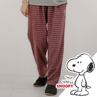 여성파자마 스누피잠옷 체크무늬 기모 여자홈웨어