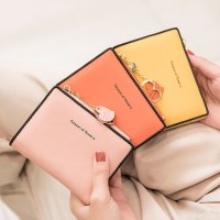 하트링 배색 반지갑