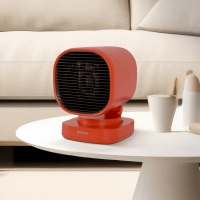[보국] 2단 미니 PTC 온풍기 BKH-1083PR 레드