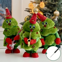 크리스마스 춤추는 트리인형 움직이는 댄싱트리 말하는인형 3type