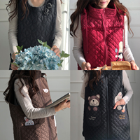 한스갤러리 겨울 앞치마 누빔 기모 패딩 방한 식당 김장 어린이집 앞