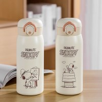 스누피 316 스테인리스 스틸 미니 보냉 보온 텀블러 420ml