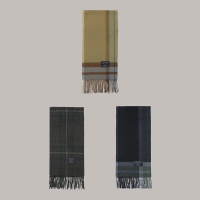 Vintage Check Wool Muffler - 3 color