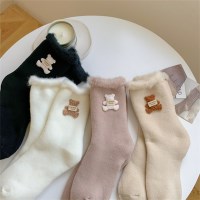 캐시미어 양털어그 여성양말 두꺼운 겨울양말 겨울선물