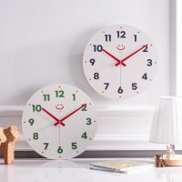 국산 플라이토 미소 인테리어 무소음 벽시계 30cm