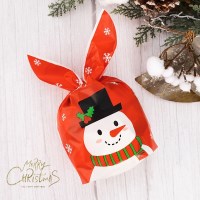 크리스마스 선물 포장 구디백 눈사람 50개입 어린이집 매장 홈파티