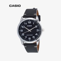 카시오 MTP-V001L-1BUSW 남자남성 가죽패션 손목 시계