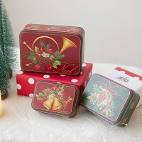 크리스마스 빈티지 틴 박스 3개세트 (2type)